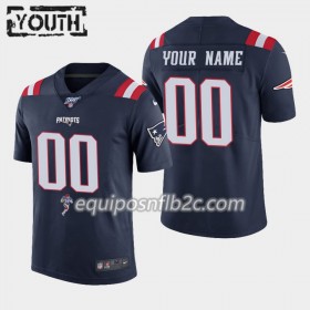 Camiseta Niño NFL New England Patriots Personalizar Nike Navy 100th